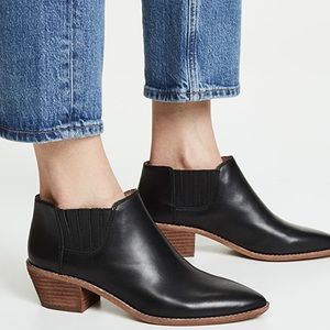 Madewell boots NWT - Low Chelsea Leather Booties